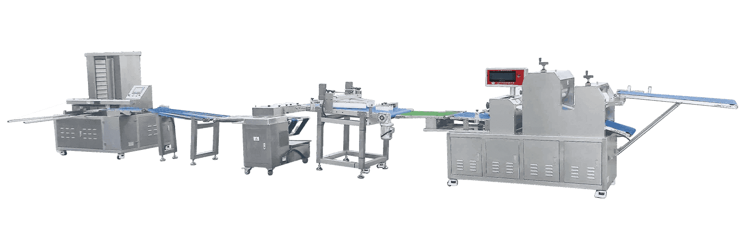 Automatisk dobbel dampet utstoppet BUN -produksjonslinje